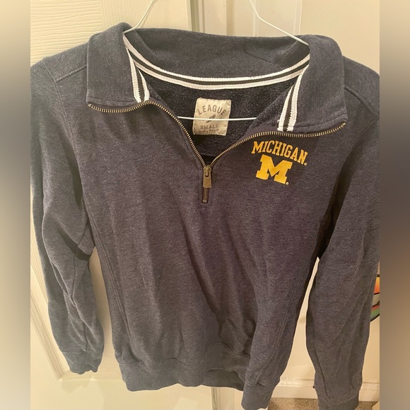 University of Michigan University Quarter-Zip Sweatshirt - Picture 1 of 6